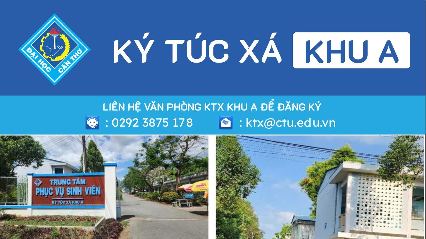 [Infographic] Giới thiệu Ký túc xá khu A và B của Đại học Cần Thơ