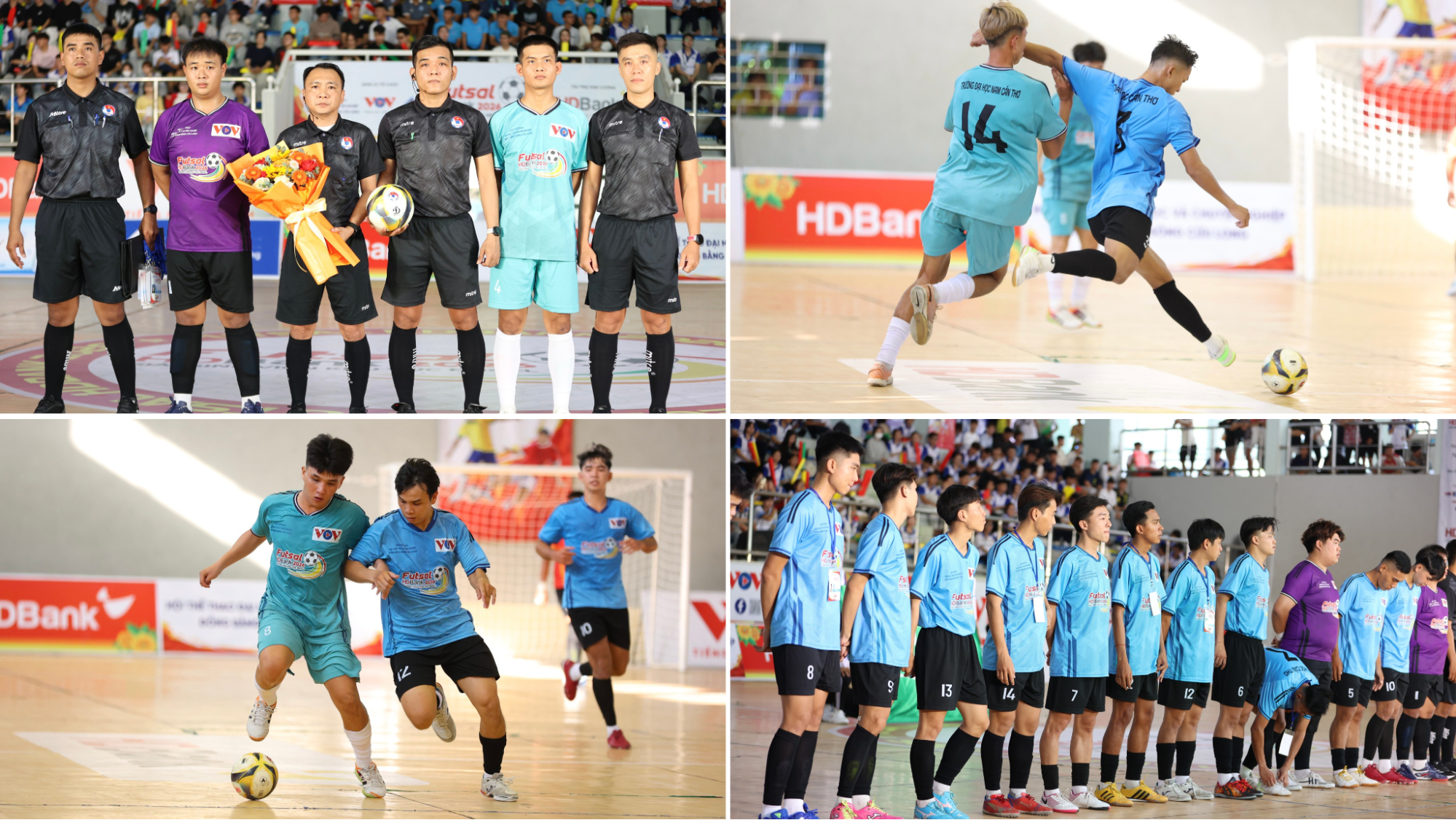 08 đội bóng tranh tài tại Giải Futsal HDBank Sinh…